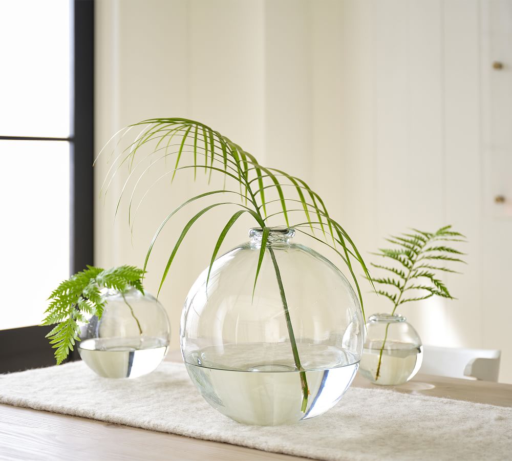 Round shop vase glass